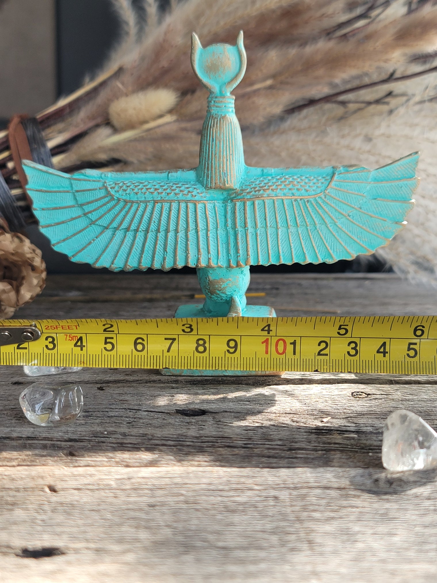 Winged Isis Patina