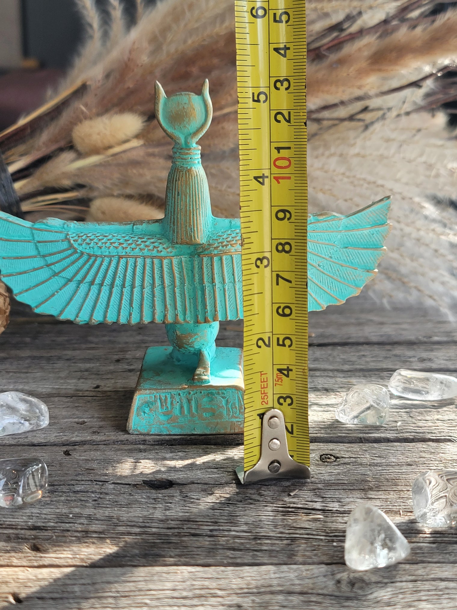 Winged Isis Patina