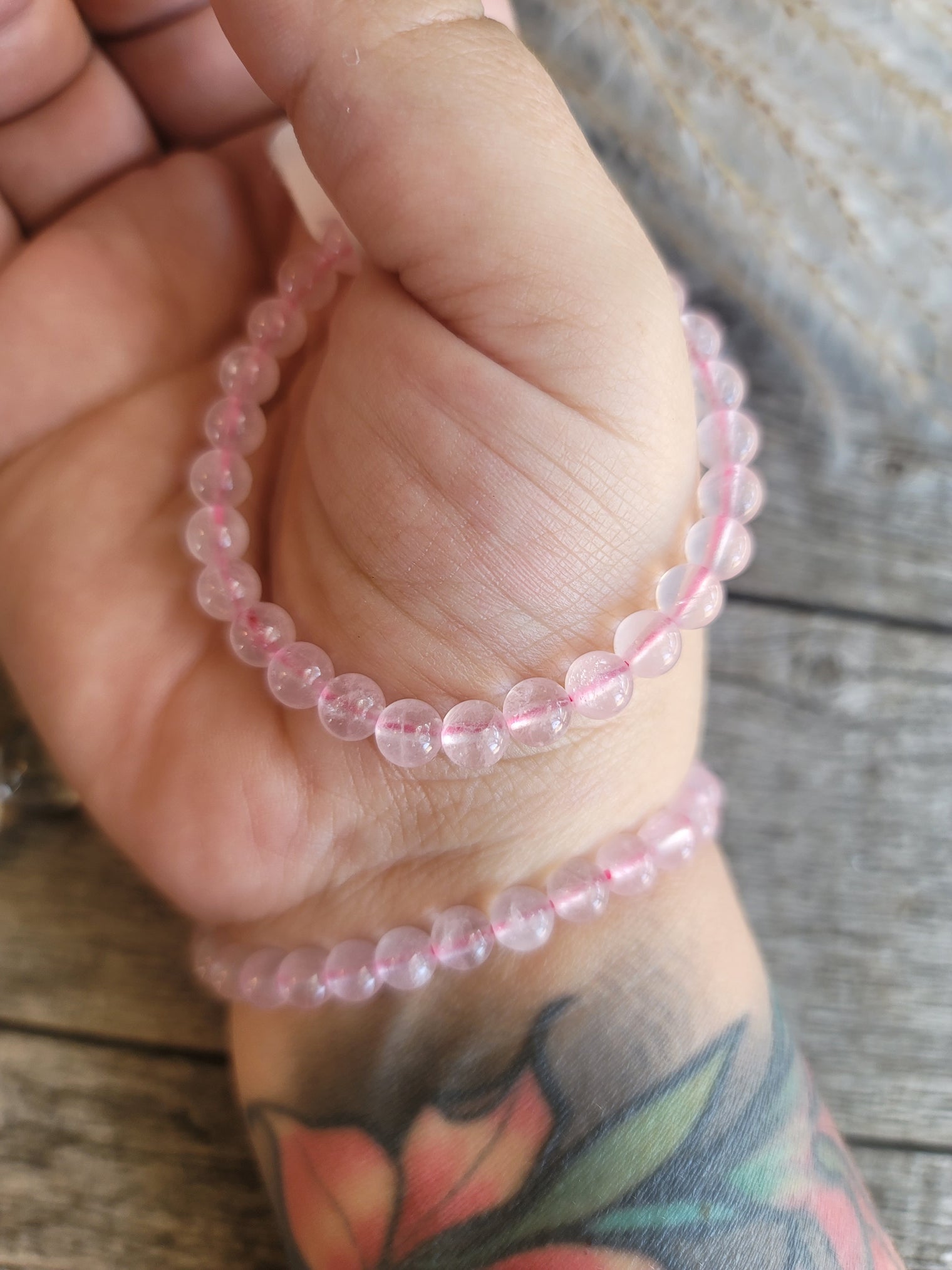 Rose Quartz Bracelet 6MM