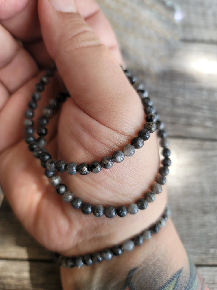 Larvikite Bracelet 4MM