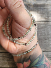 Moss Agate Bracelet 4MM