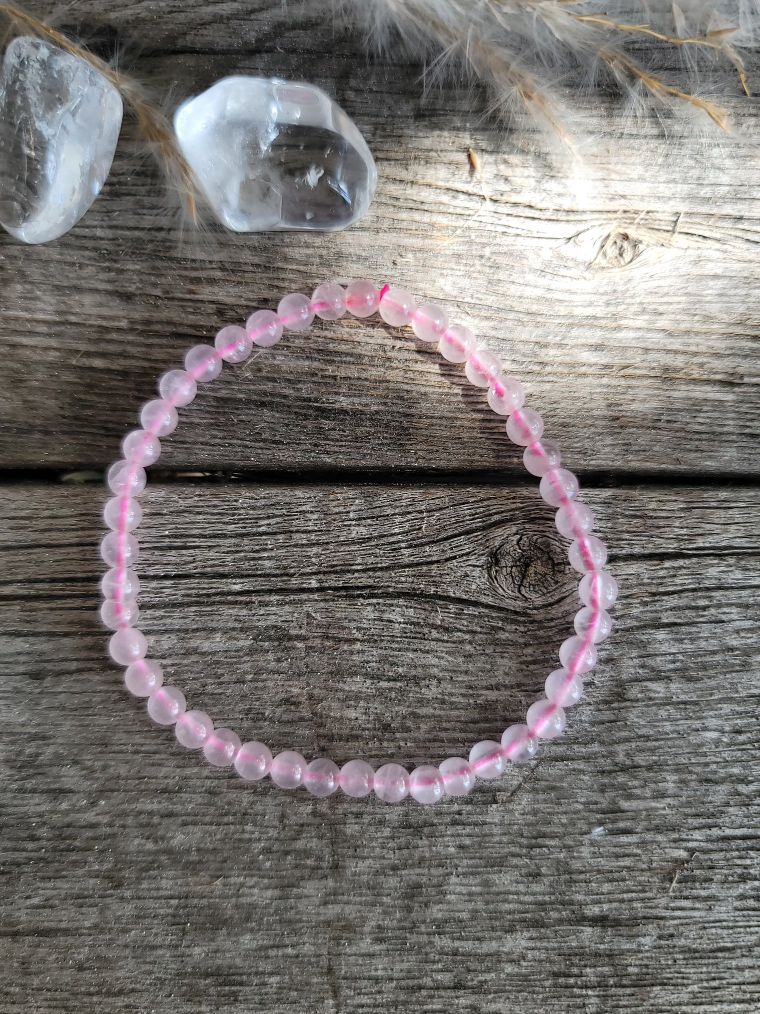 Rose Quartz Bracelet 4MM