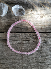 Rose Quartz Bracelet 4MM