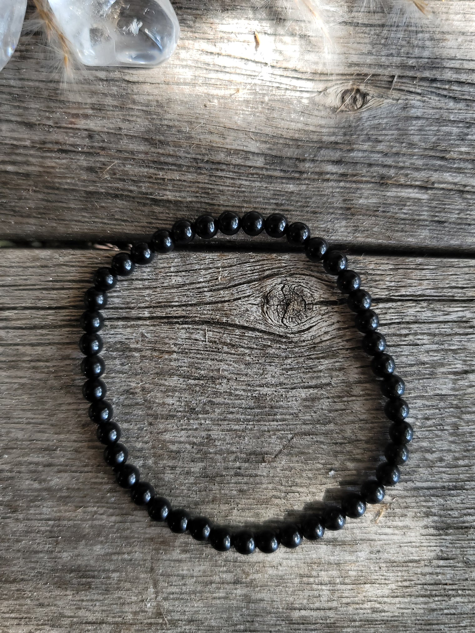 Obsidian Bracelet 4MM