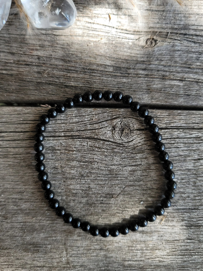Obsidian Bracelet 4MM