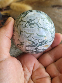 Moss Agate sphere
