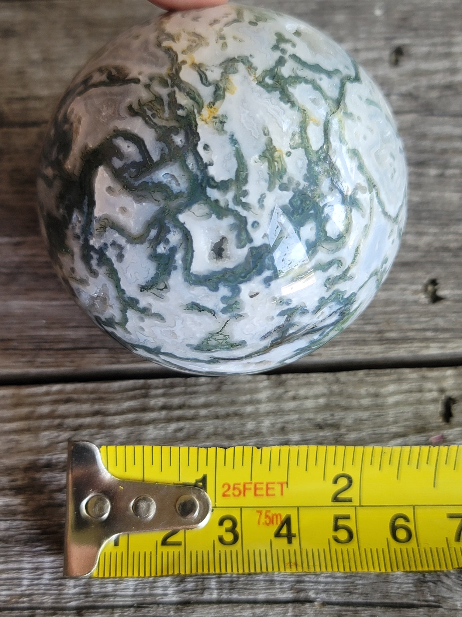 Moss Agate sphere