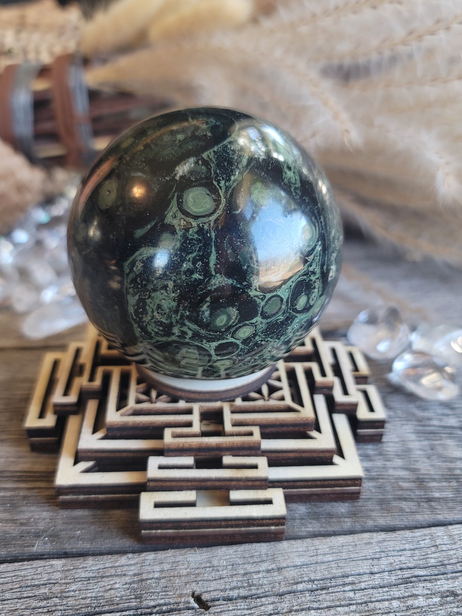 Sphere Stand - Wood