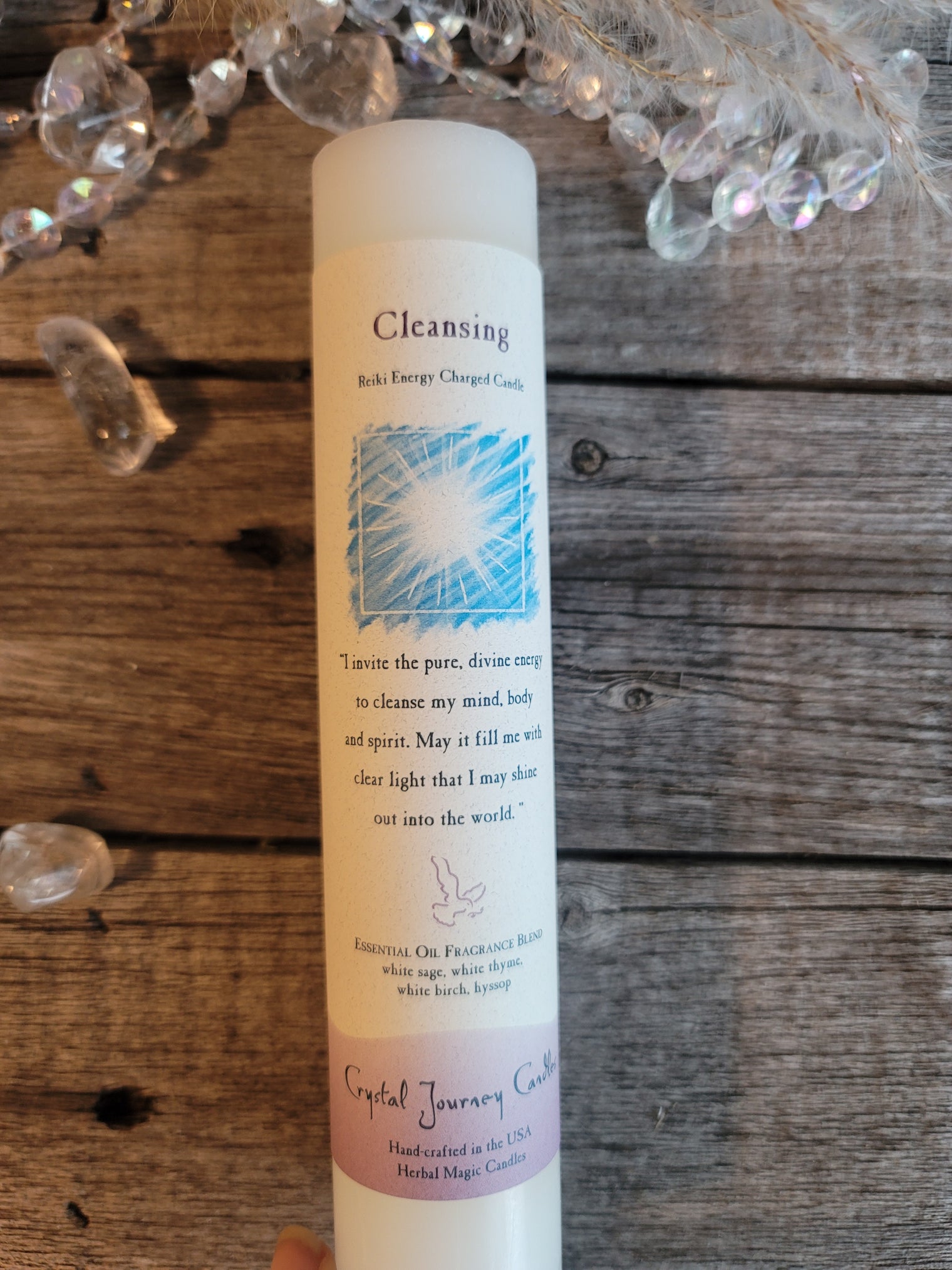 Reiki Herbal Pillar Candle Cleansing