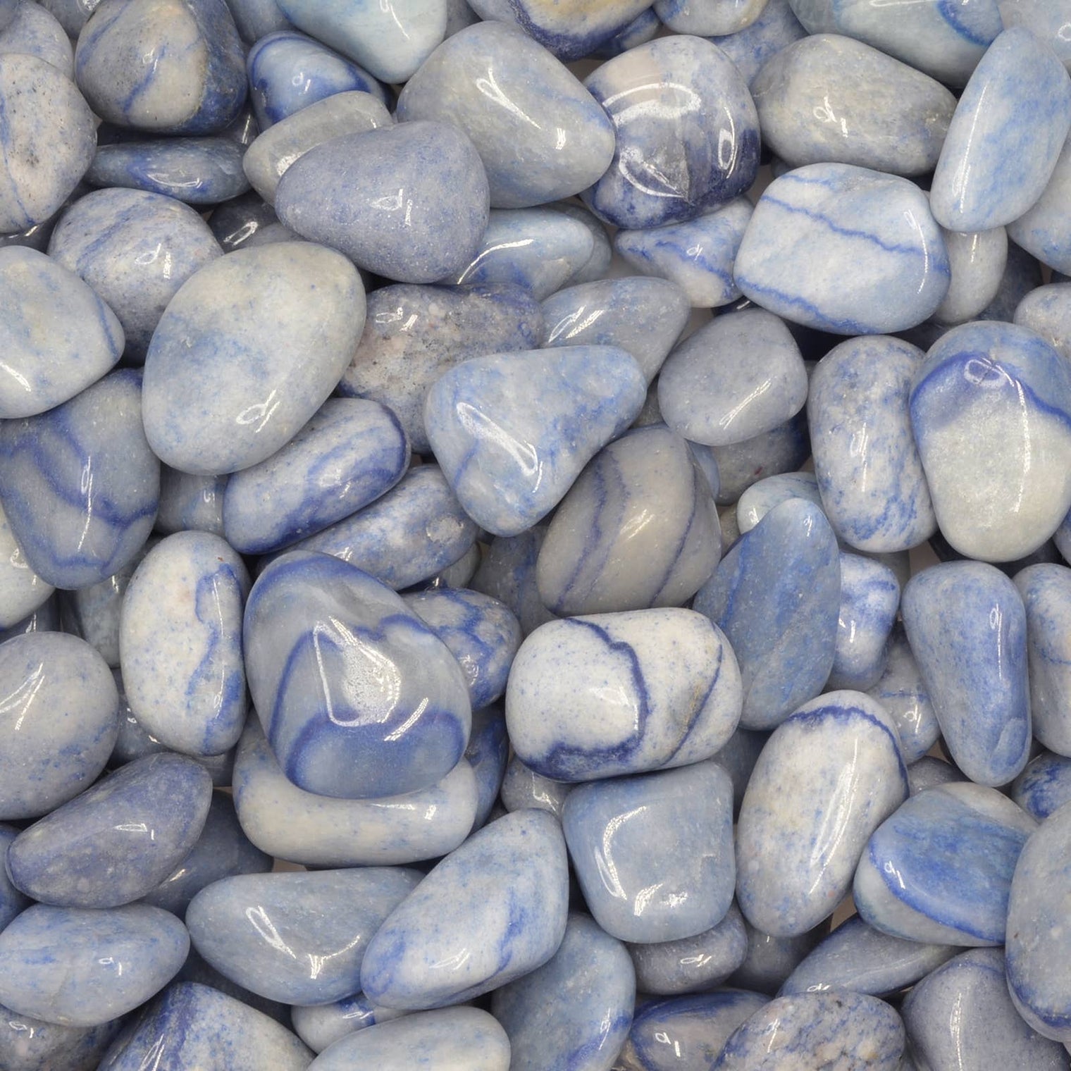 Blue Quartz Tumbled