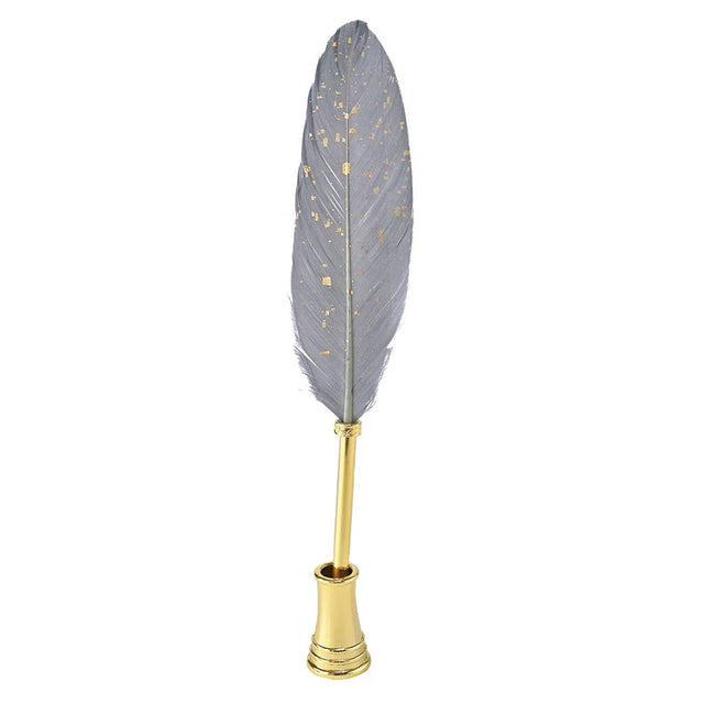 Quill Ballpoint Pen & Stand: Sparkling Grey