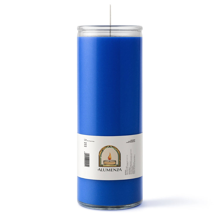 7 Day Candle | Blue | Calm, Truth, Emotional Healing