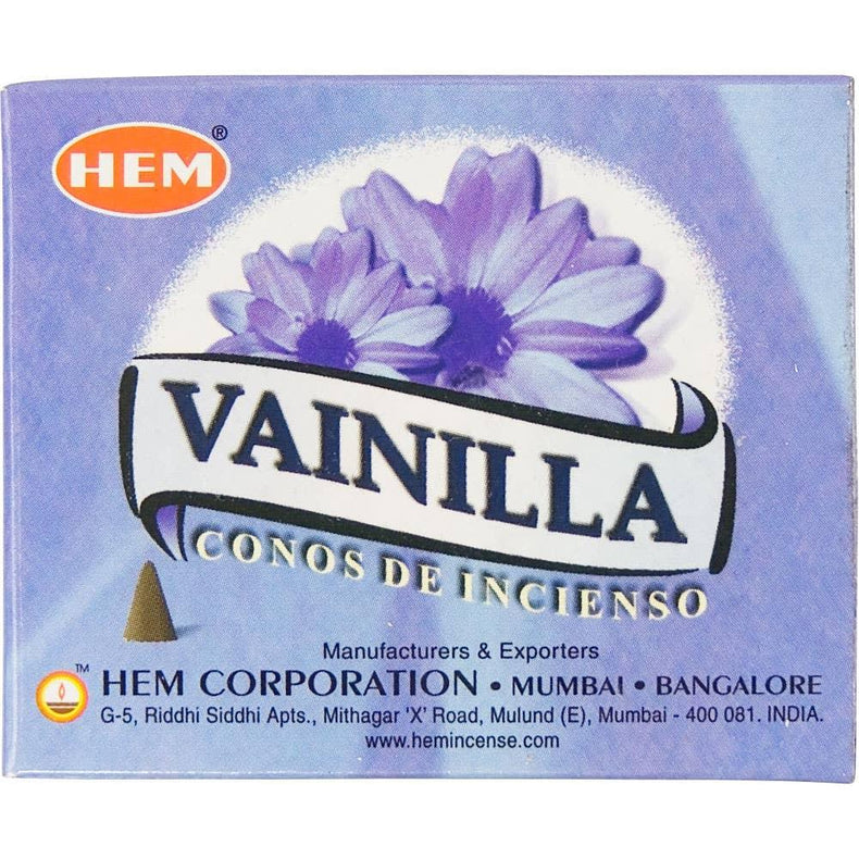Vanilla Hem Incense Cones