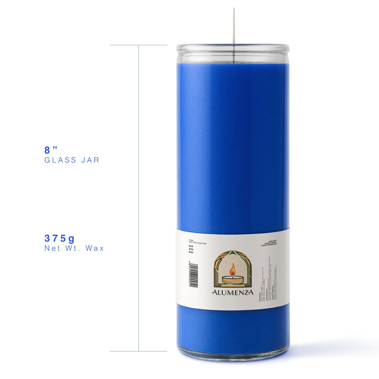 7 Day Candle | Blue | Calm, Truth, Emotional Healing