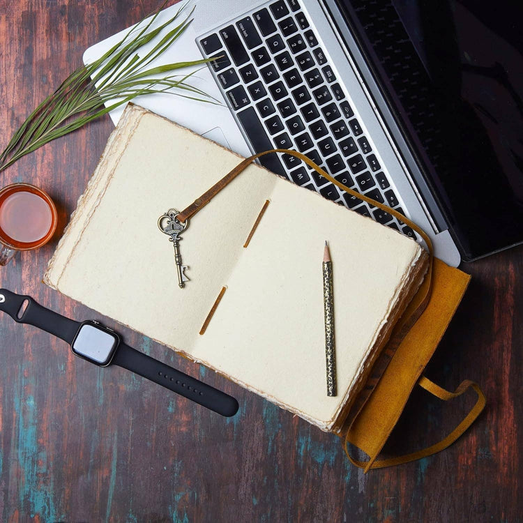 Handmade Leather Bound Vintage Journal