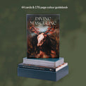 Divine Masculine Healing Oracle deck with 44 cards and 176-page guidebook, spiritual tarot for metaphysical practice