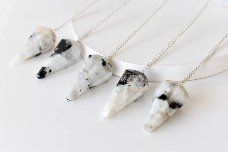 Rainbow Moonstone Pendulum (Growth and Inspiration)