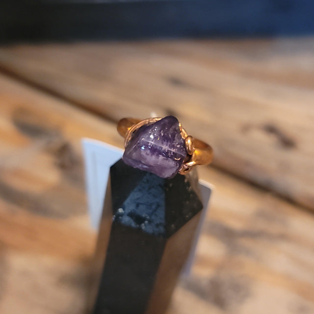 5.5 Amethyst ring - Wild Raven