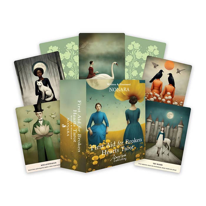 First Aid for Broken Hearts Tarot: 78  Cards & 98Pg. Guidebk