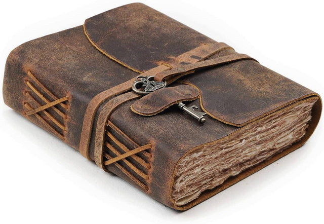 Handmade Leather Bound Vintage Journal