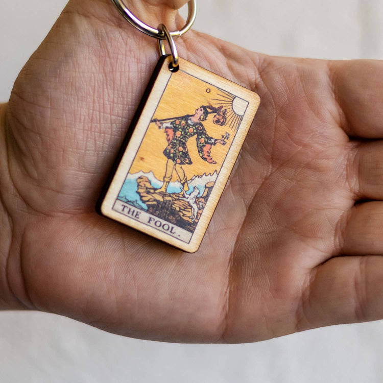 Tarot - 0 - The Fool Keychain