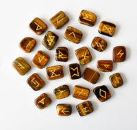 Rune Set - Tiger Eye
