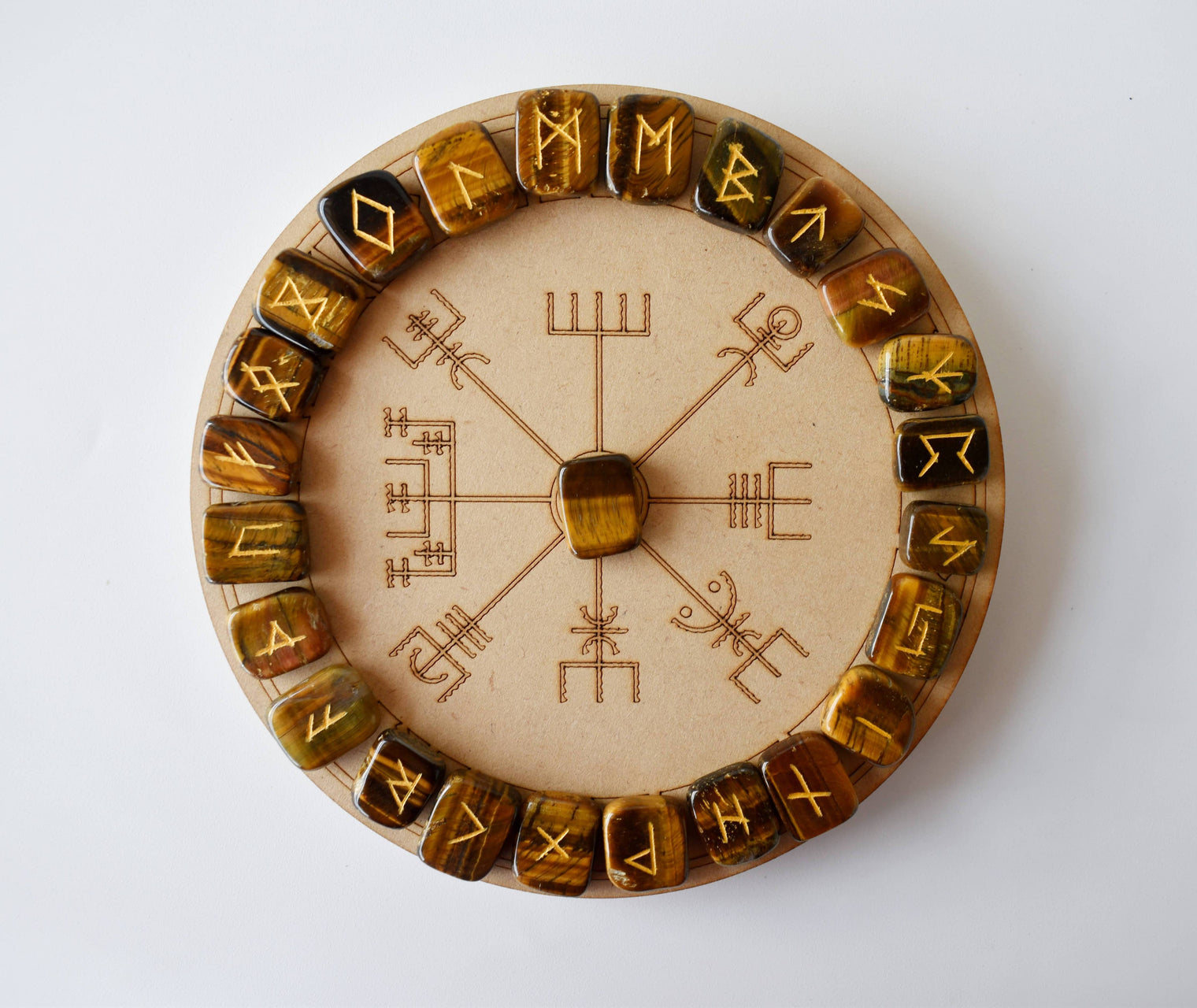 Rune Set - Tiger Eye