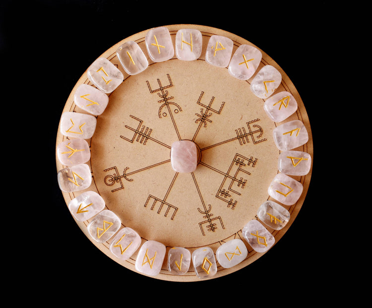 Rune Set - Rose Quartz