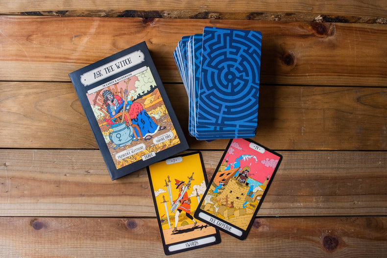 Ask the Witch Tarot-78 Cards & Book
