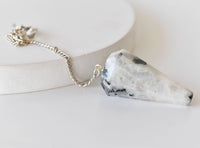 Rainbow Moonstone Pendulum (Growth and Inspiration)