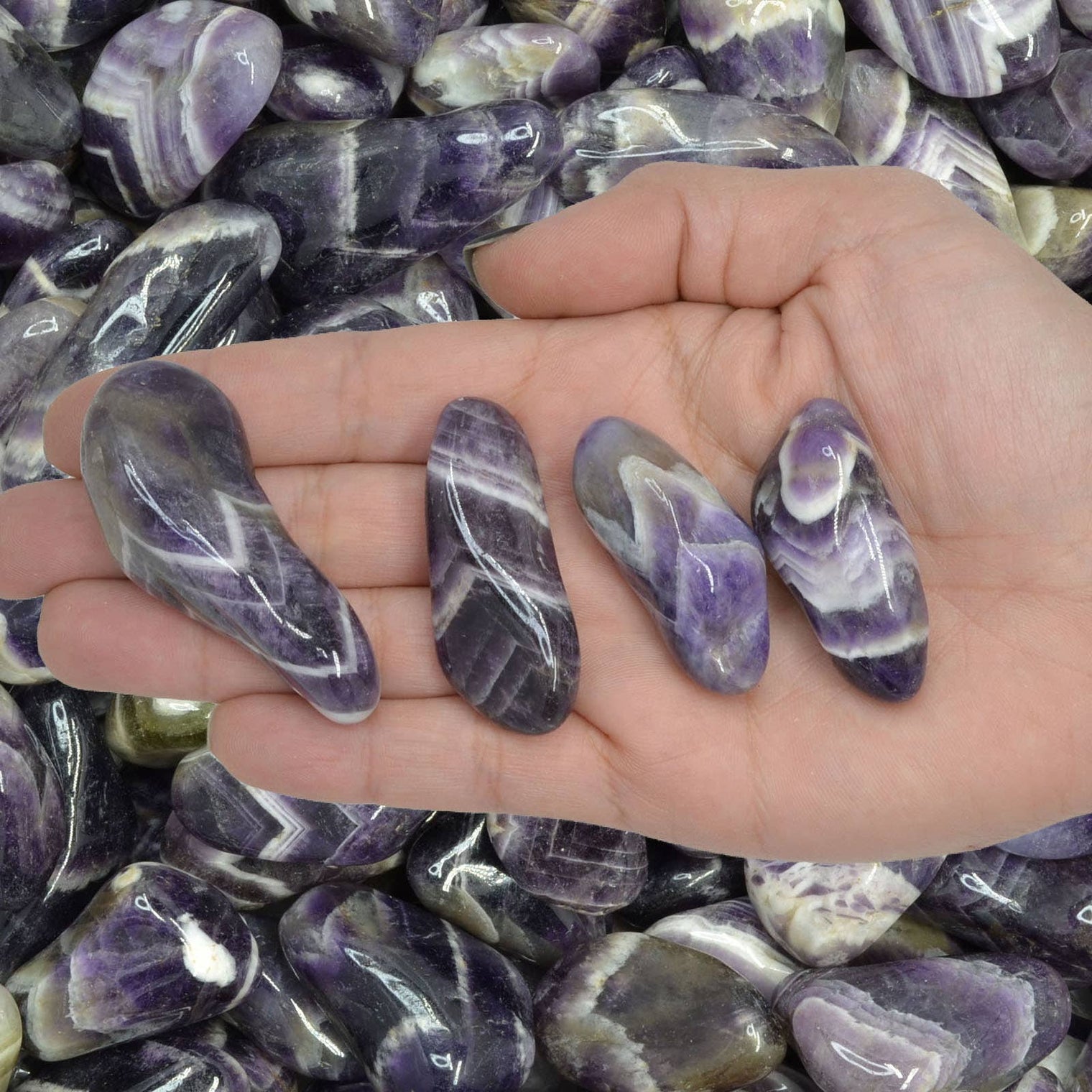 Amethyst - Chevron/Banded