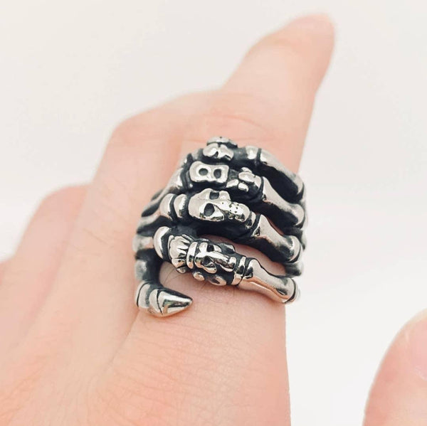 8.5 Stainless Hand Ring - Wild Raven
