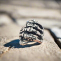 8.5 Stainless Hand Ring - Wild Raven