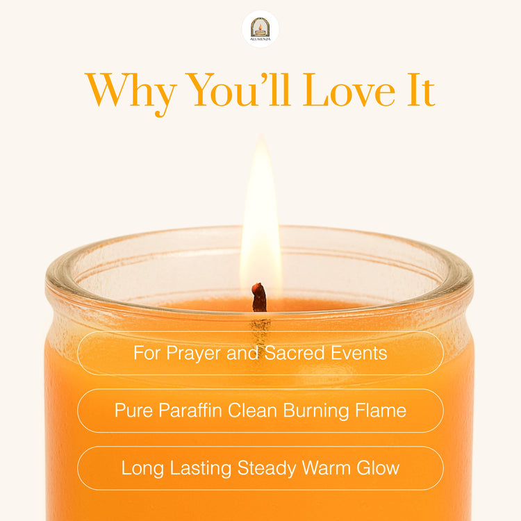7 Day Candle | Orange | Motivation, Creativity, Momentum