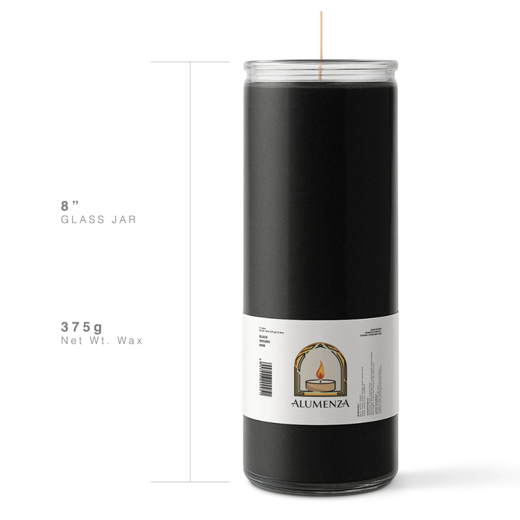 7 Day Candle | Black | Protection, Banishing, Boundary Work