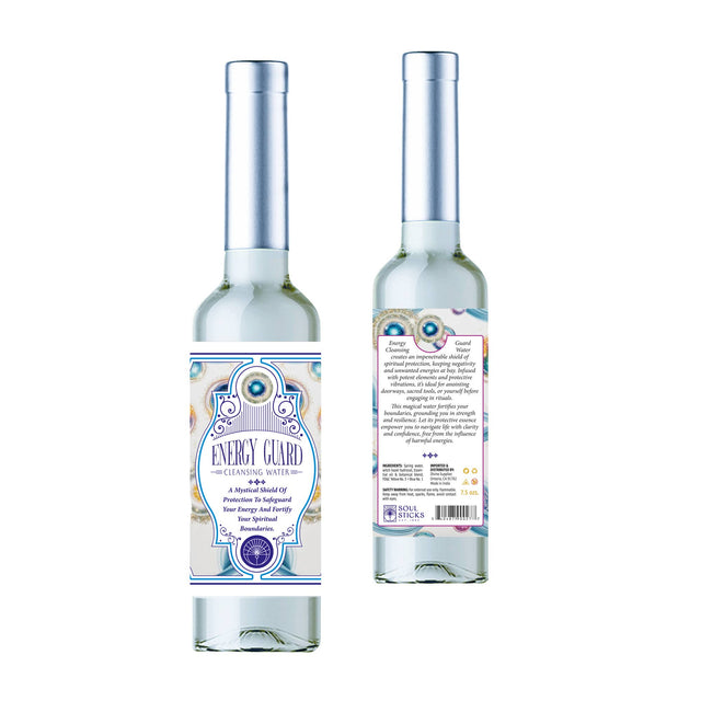 Energy Guard Cleansing Water for spiritual protection and energy shielding, ideal for rituals and sacred spaces.