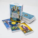 Weiser Tarot deck with illustrated tarot cards including The Magician, The Moon, and The Hermit