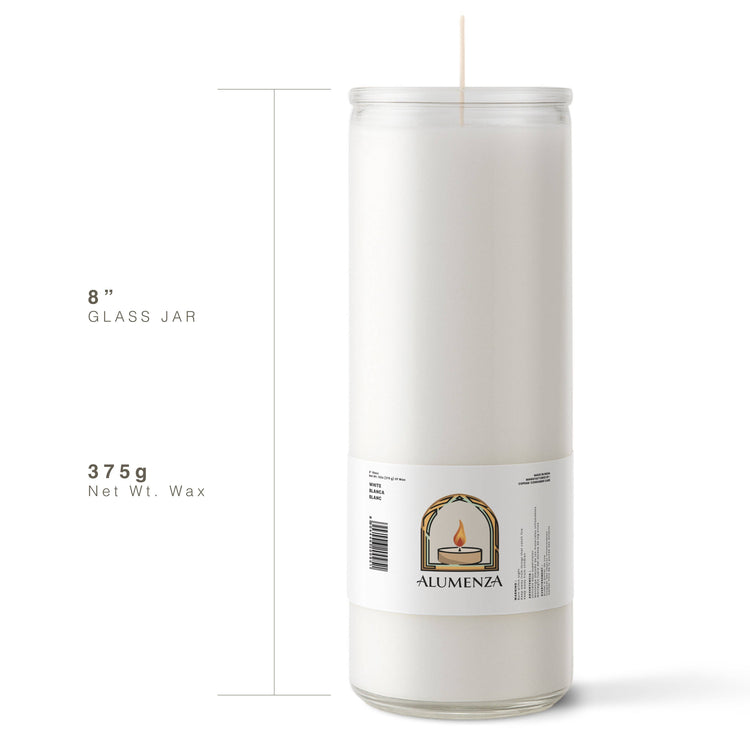 7 Day Candle | White | Clarity, Cleansing, New Beginnings