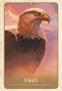Eagle tarot card symbolizing vision, freedom, authority, and inspiration for spiritual practice