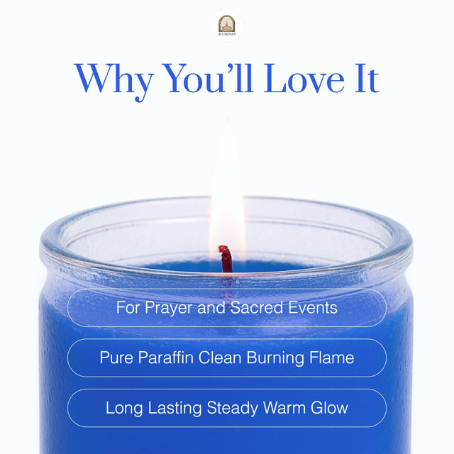7 Day Candle | Blue | Calm, Truth, Emotional Healing
