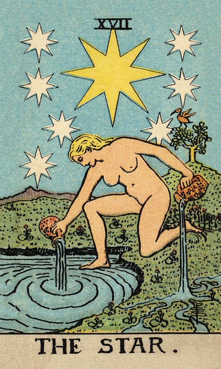 Mini Smith Waite Tarot Deck - Borderless