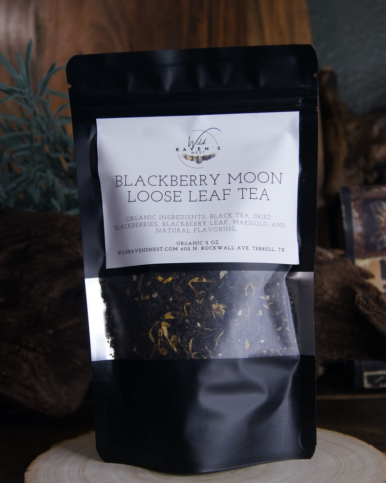 Blackberry Moon Loose Leaf Tea | Juicy Blackberry & Black Tea Blend