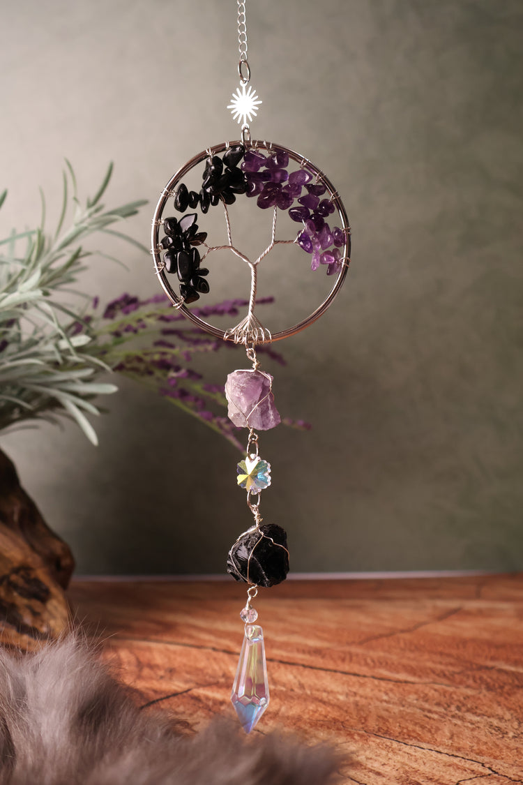 Sun Catcher | Tree of Life Crystal