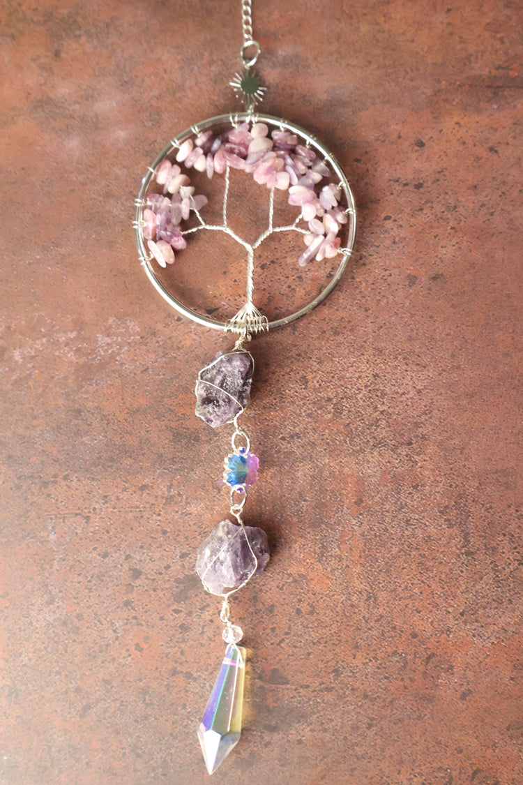 Sun Catcher | Tree of Life Crystal
