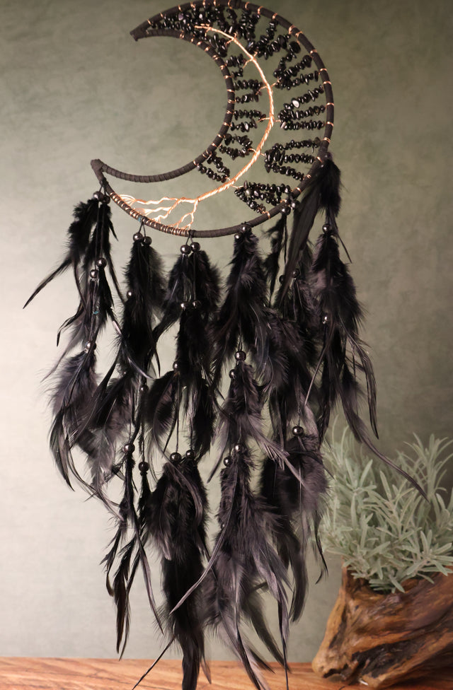Moon Crystal Dream Catcher