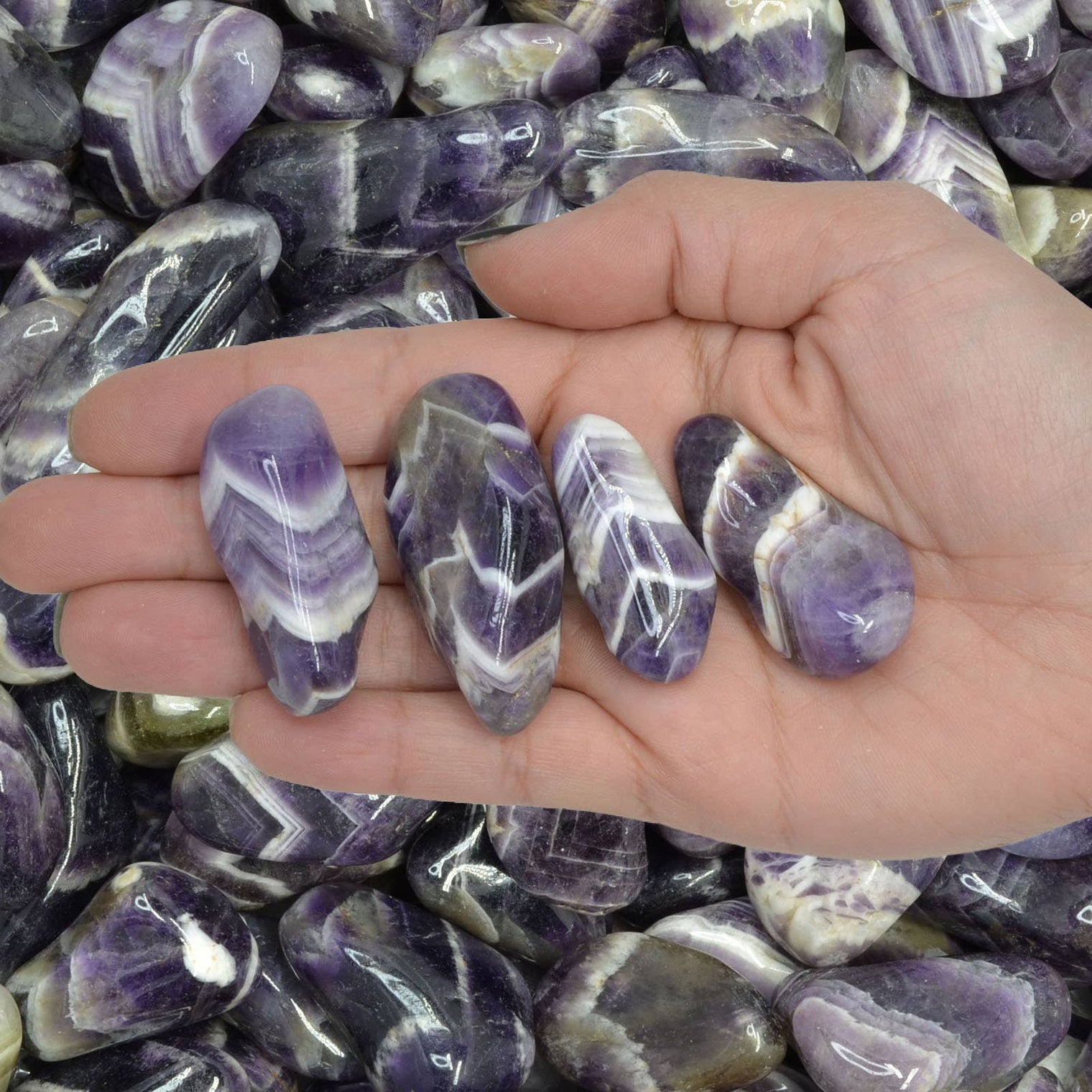 Amethyst - Chevron/Banded