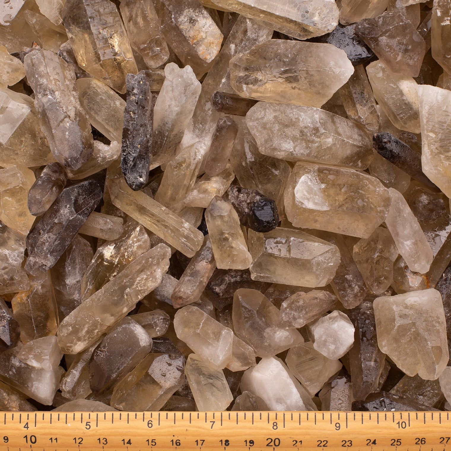 Smoky Quartz Beer Points Raw Natural Stones