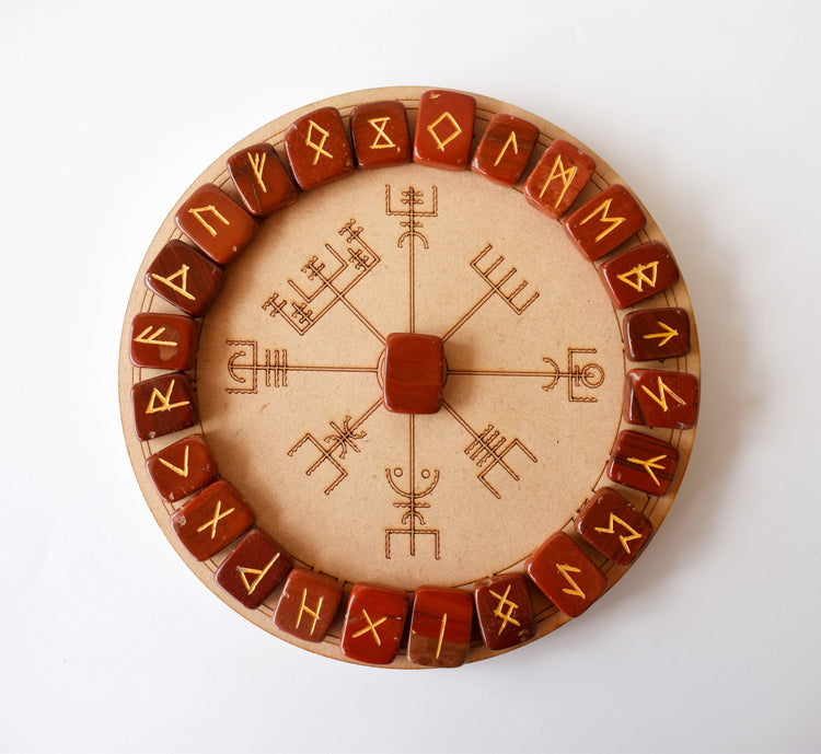 Rune Set - Red Jasper