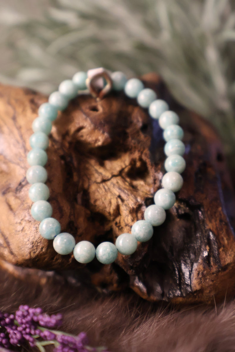 Amazonite Bracelet 6MM | Speak Without Flinching