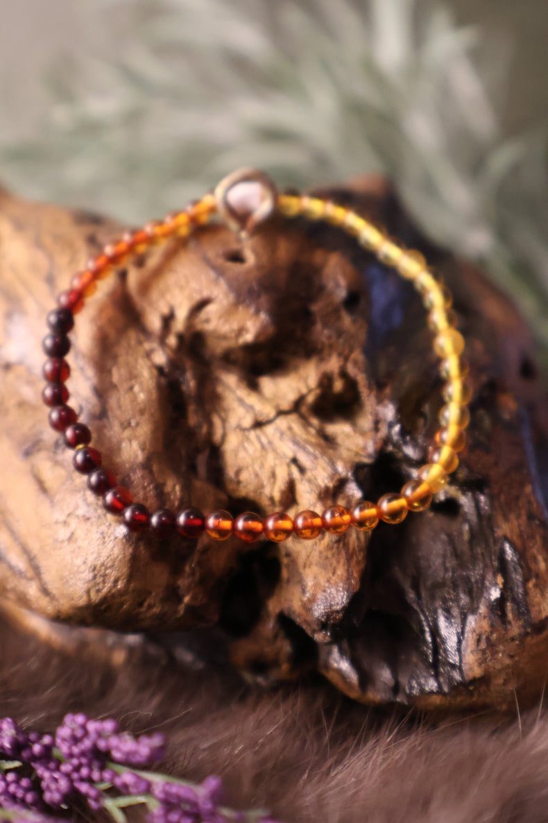 Amber Bracelet 4MM | Warmth & Old Light